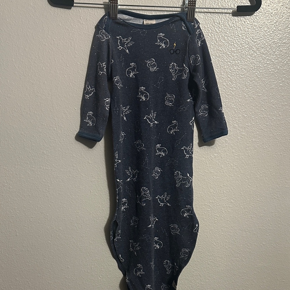 Harry Potter Navy Blue Baby Nightgown